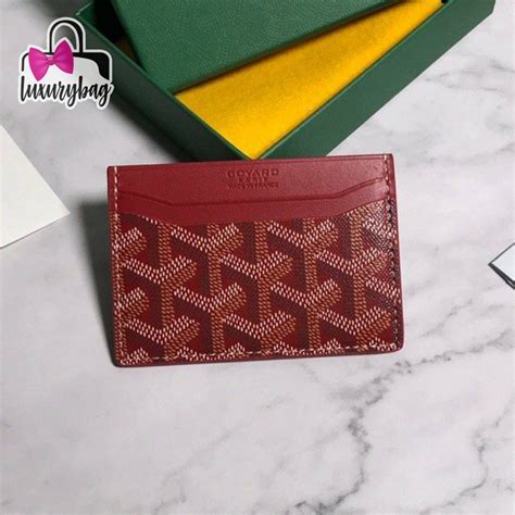 porte carte goyard|goyard saint sulpice retail price.